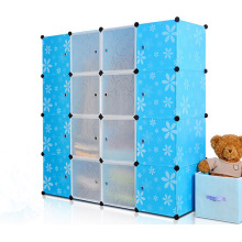 Blue DIY Plastic Printing Storage Cabinets (ZH005-2)